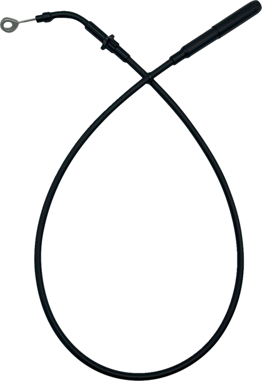 FAT BAGGERS INC. EZ Install Upper Clutch Cable - FLTR/FLHX '21-'23 - +6" - Black Vinyl 118006-B