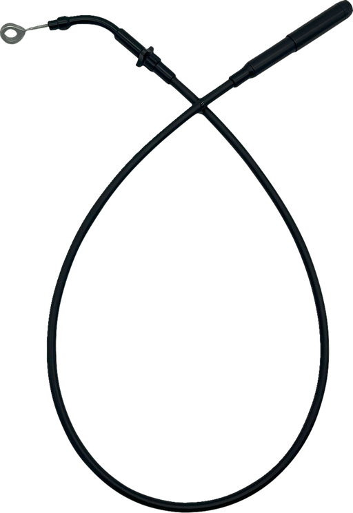 FAT BAGGERS INC. EZ Install Upper Clutch Cable - FLTR/FLHX '21-'23 - +10" - Black Vinyl 118010-B