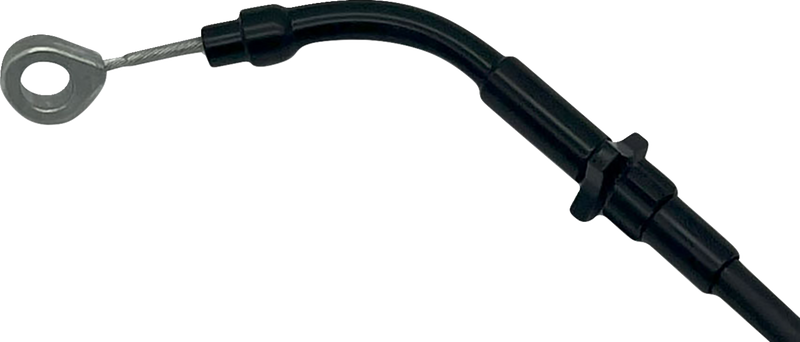 FAT BAGGERS INC. EZ Install Upper Clutch Cable - FLTR/FLHX '21-'23 - +6" - Black Vinyl 118006-B