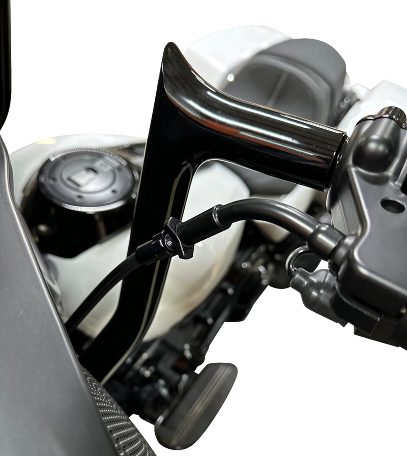 FAT BAGGERS INC. EZ Install Upper Clutch Cable - FLTR/FLHX '21-'23 - +6" - Black Vinyl 118006-B