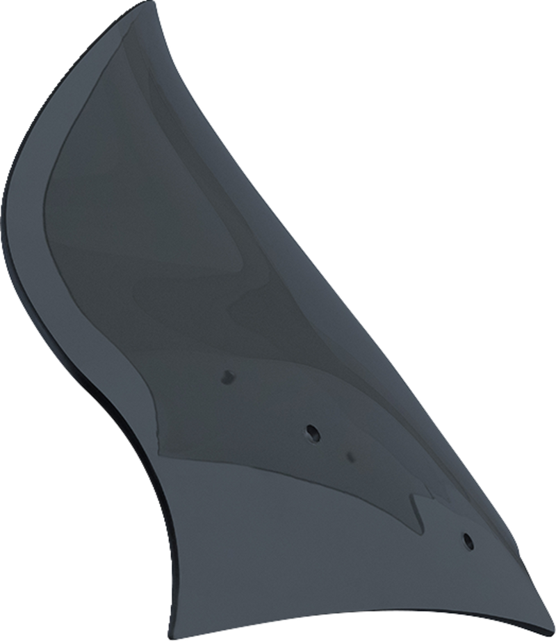 KLOCK WERKS Flare* Windshield - 13-1/2" - Dark Smoke - 2023.5-2024 Road Glide