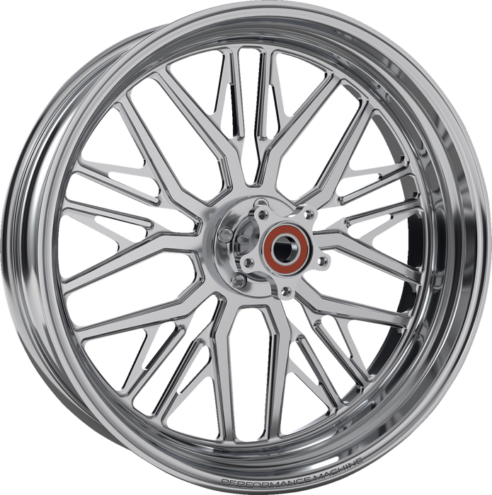 PERFORMANCE MACHINE (PM) Wheel - Nivis - Rear - Single Disc/without ABS - Chrome - 18x5.5 - '09-'23 TOURING