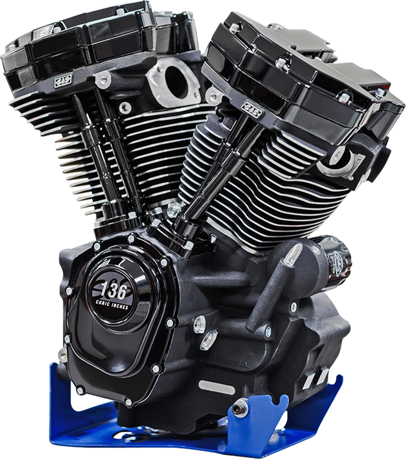 S&S CYCLE MK136 Black Edition Engine - Oil Cooled - 49 State - M8 Touring