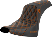 SADDLEMEN Pro Series SDC Performance Seat - w/o Backrest - F - Orange