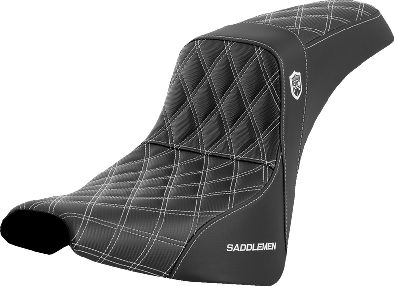 SADDLEMEN Pro Series SDC Performance Seat - w/o Backrest - F - White