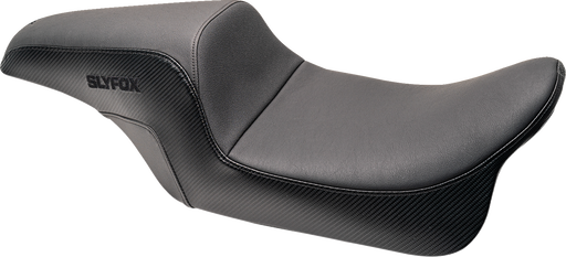 SLYFOX Drifter Seat - Black Logo - Smooth Vinyl - Carbon Fiber - FL '08-'23 0801-1614