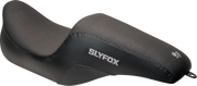SLYFOX Drifter Seat - Gray Logo - Smooth Vinyl - Carbon Fiber - FL '08-'23 0801-1615