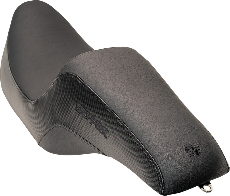 SLYFOX Drifter Seat - Black Logo - Smooth Vinyl - Carbon Fiber - FL '08-'23 0801-1614