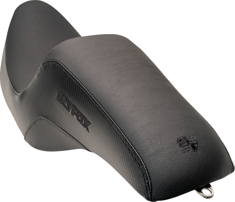 SLYFOX Drifter Seat - Black Logo - Smooth Vinyl - Carbon Fiber - FL '08-'23 0801-1614