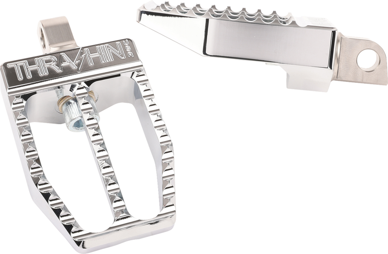 THRASHIN SUPPLY CO. Militant Footpegs - Front/Rear - Chrome TSC-2019-3-D