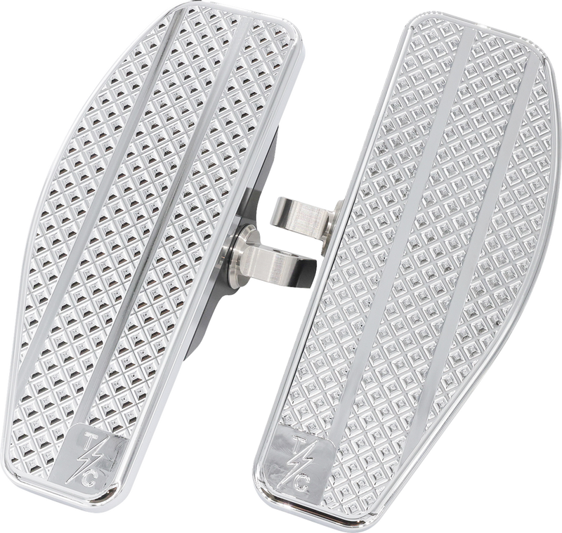 THRASHIN SUPPLY CO. Mini Floorboards - Chrome - '57-'19 Models