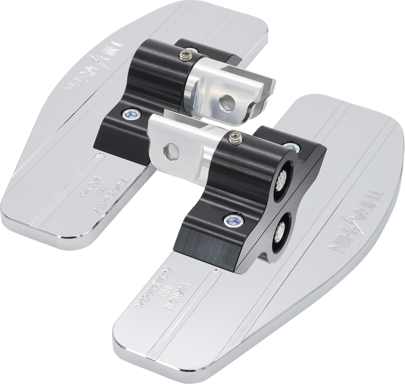 THRASHIN SUPPLY CO. Mini Floorboards - Chrome - '18-'19 Softail Models