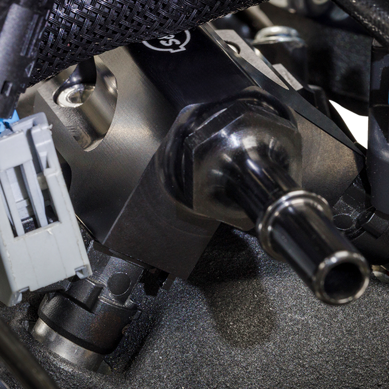 S&S CYCLE Replacement Fuel Rail Kit - Black - M8 Touring