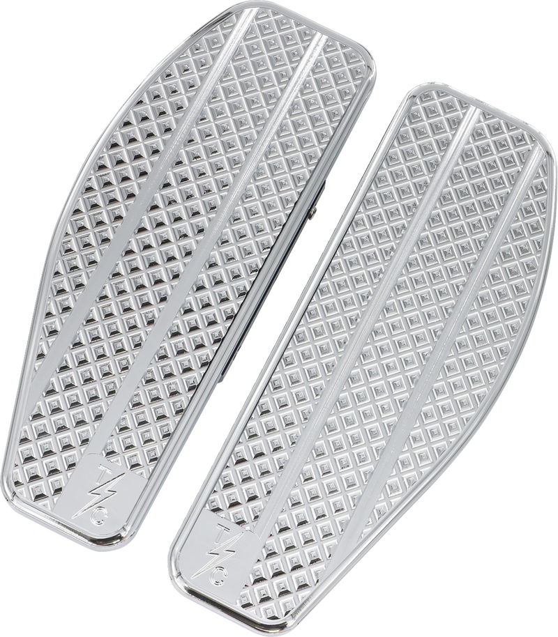 THRASHIN SUPPLY CO. Mini Floorboards - Passenger - Chrome TSC-2205-3