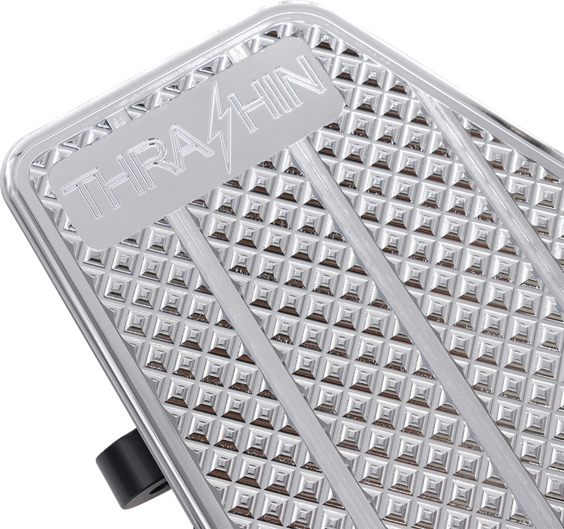 THRASHIN SUPPLY CO. Floorboards - Driver - Chrome TSC-2200-3