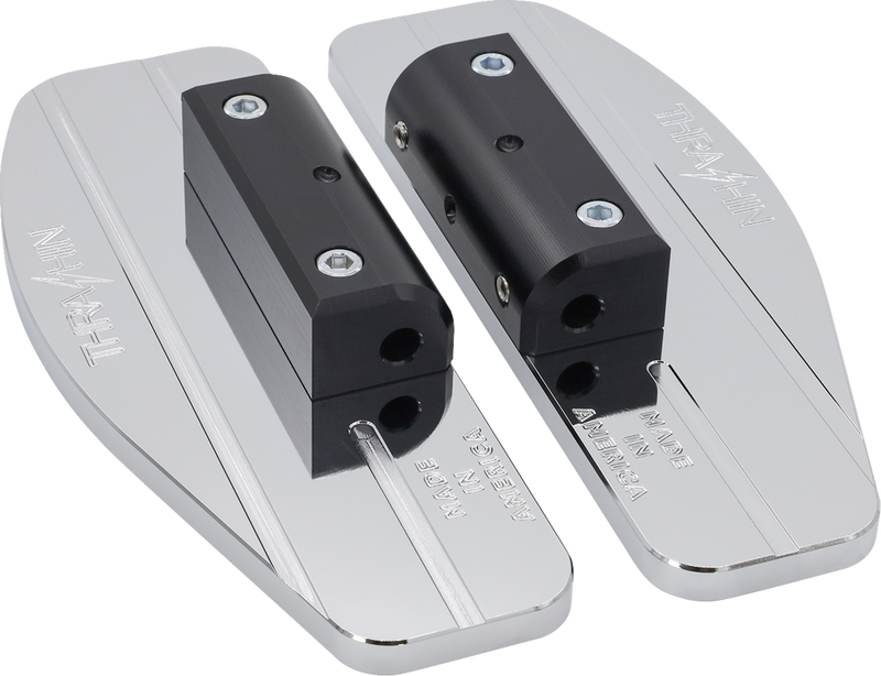 THRASHIN SUPPLY CO. Mini Floorboards - Passenger - Chrome TSC-2205-3