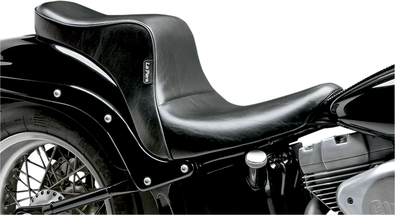 LE PERA Cherokee Seat - Smooth - Black - Softail '06-'17