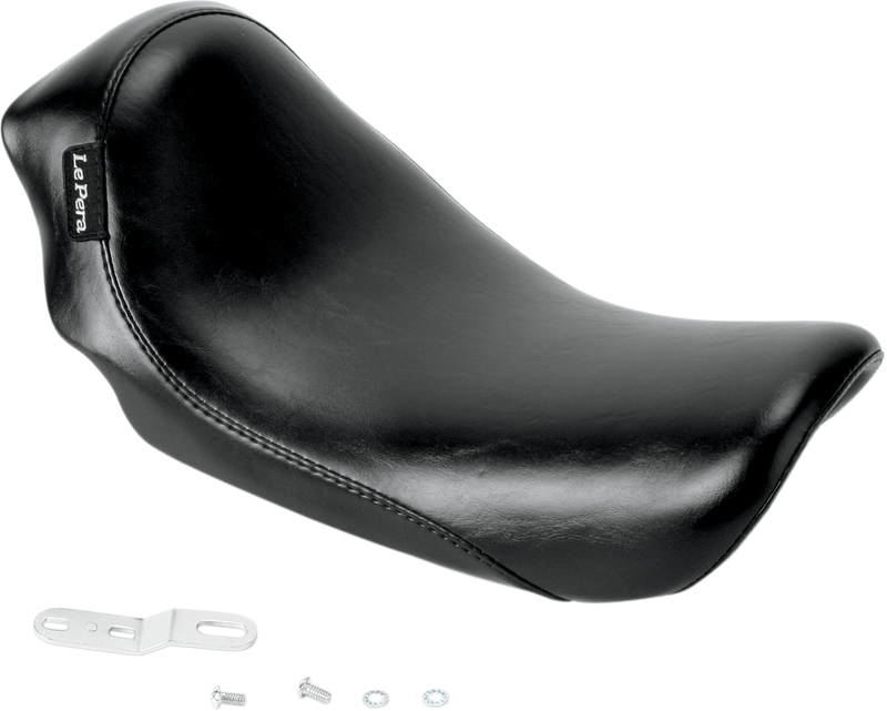 LE PERA Silhouette Solo Seat - Smooth - Black - Dyna '06-'17