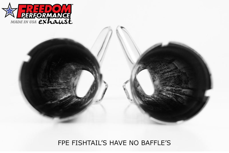 HARLEY SOFTAIL FISHTAILZ 1.875" SLIP-ONS CHECK DESCRIPTION FOR FITMENT