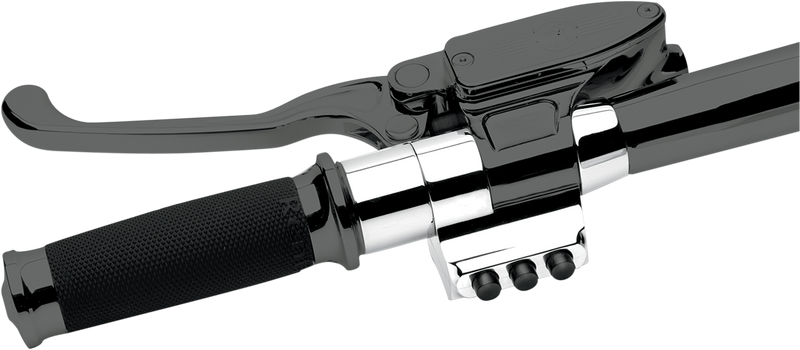 PERFORMANCE MACHINE (PM) Spacer - Left Side - Cable Clutch - 1" Handlebars - Chrome