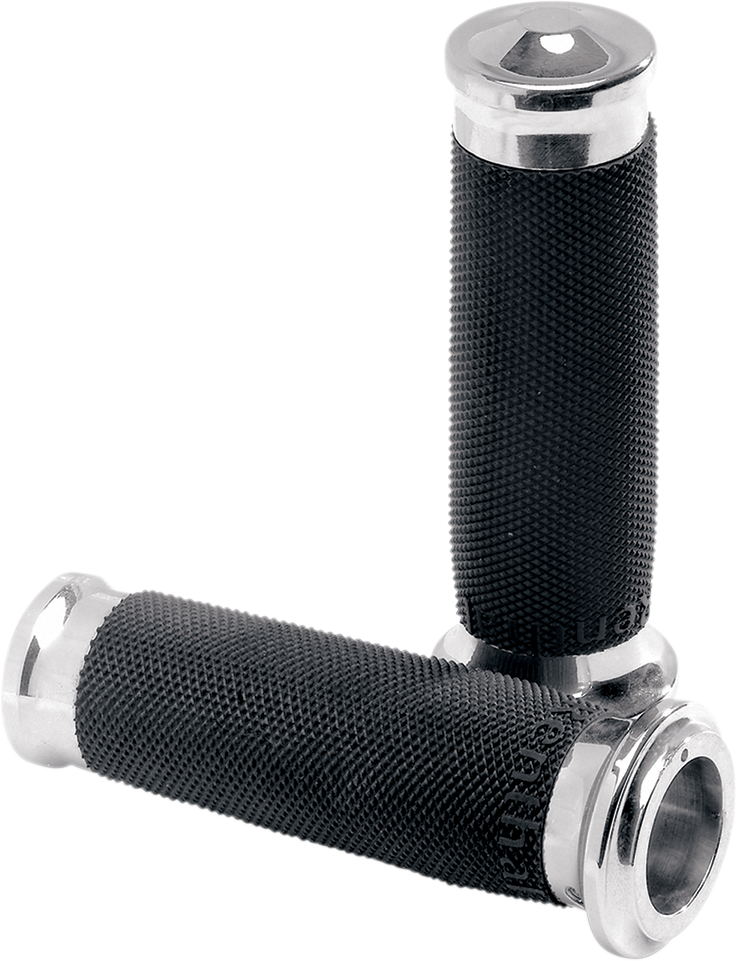 PERFORMANCE MACHINE (PM) Grips - Renthal Wrap - Chrome - '80-'20
