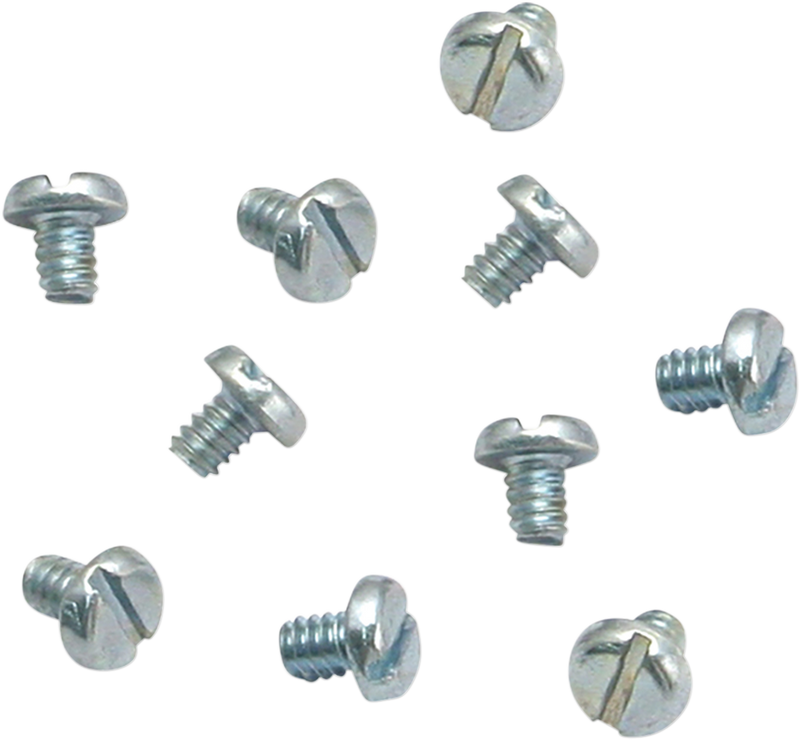 S&S CYCLE Slotted Pan Head Screws - 10 Pack