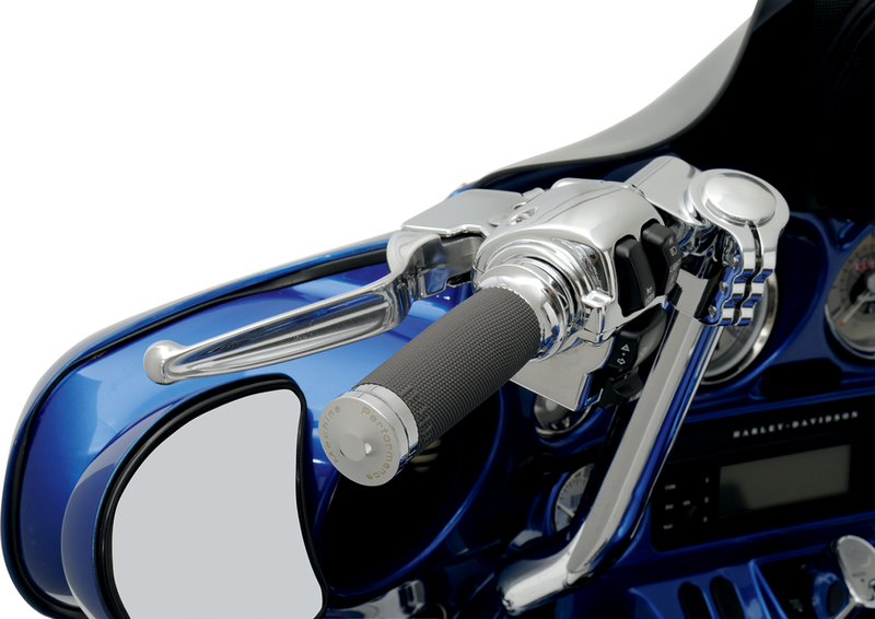 PERFORMANCE MACHINE (PM) Grips - Renthal Wrap - Chrome