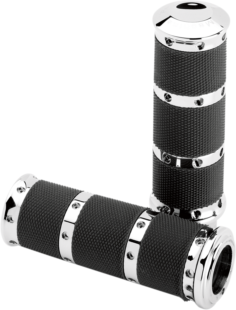 PERFORMANCE MACHINE (PM) Grips - SPORTSTER - TBW - Chrome
