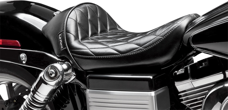 LE PERA Stubs Cafe Seat - Diamond - Black - Dyna '06-'17