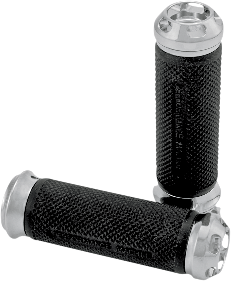 PERFORMANCE MACHINE (PM) Grips - Apex - Elite - TBW - Chrome