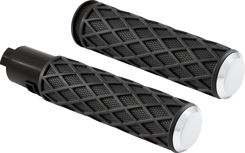 ARLEN NESS Grips - Diamond - TBW - Chrome