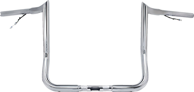 PAUL YAFFE BAGGER NATION Handlebar - Monkey Bar - Pre-Wired - 10" - Chrome PYO:MBBPW-10 C