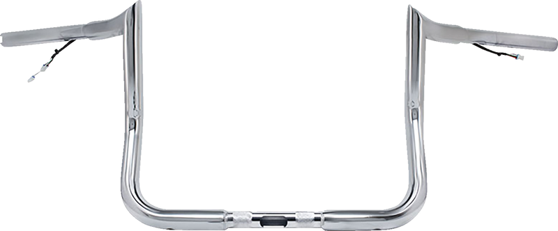PAUL YAFFE BAGGER NATION Handlebar - Monkey Bar - Pre-Wired - 8" - Chrome PYO:MBBPW-8 C