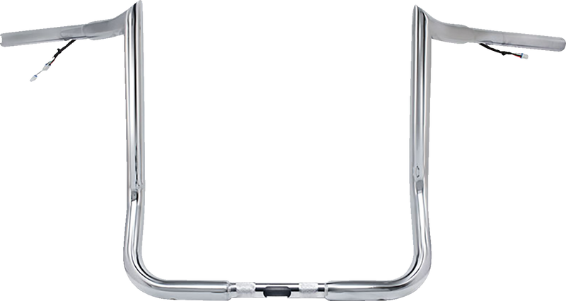 PAUL YAFFE BAGGER NATION Handlebar - Monkey Bar - Pre-Wired - 12" - Chrome PYO:MBBPW-12 C