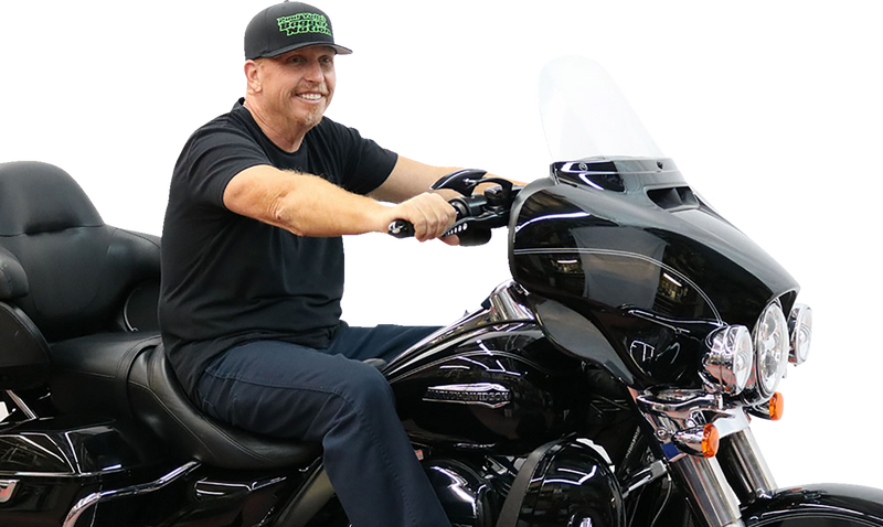 PAUL YAFFE BAGGER NATION Handlebar - Monkey Bar - Pre-Wired - 8" - Chrome PYO:MBBPW-8 C