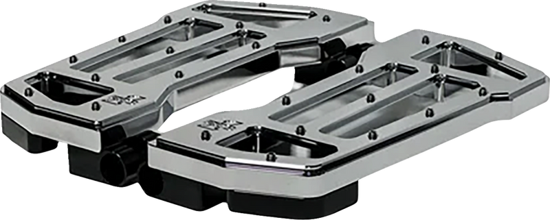 PRO-ONE PERF.MFG. Pro Board V2 Floorboards - Chrome 500780