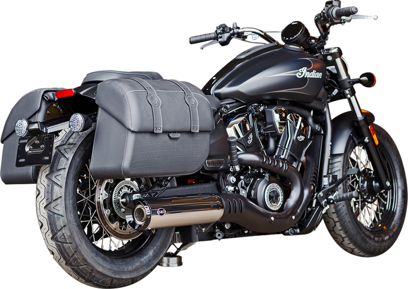 S&S CYCLE Grand National Slip-On Mufflers - Chrome - 50-State