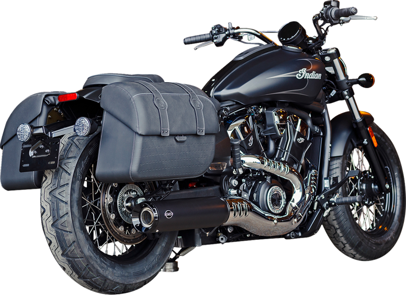 S&S CYCLE Grand National Slip-On Mufflers - Black - 50-State