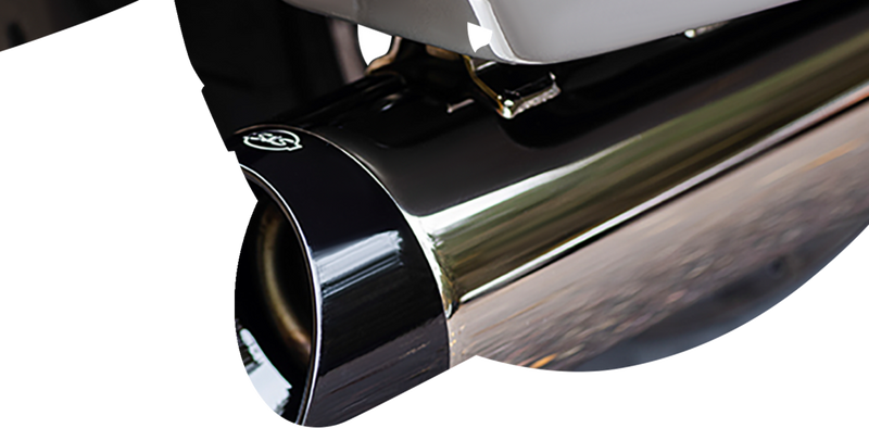 S&S CYCLE 4-1/2" MK45 Performance Slip-On Mufflers - Lava Chrome - 50-State