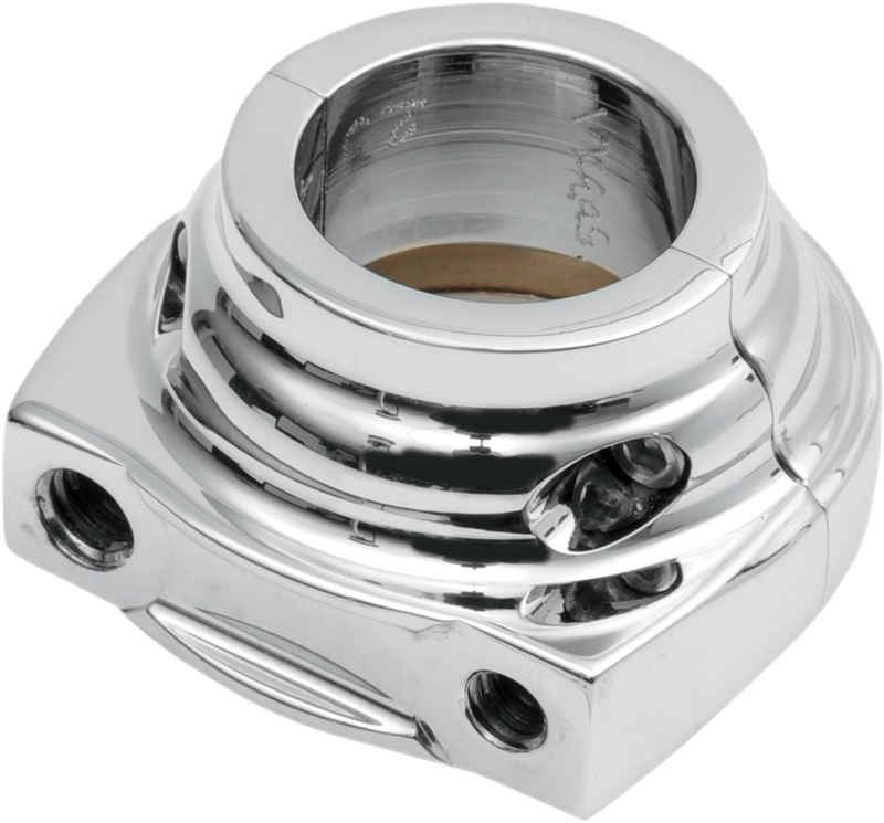 PERFORMANCE MACHINE (PM) Throttle Housing - Thread-In Cable - Chrome - '82-'95