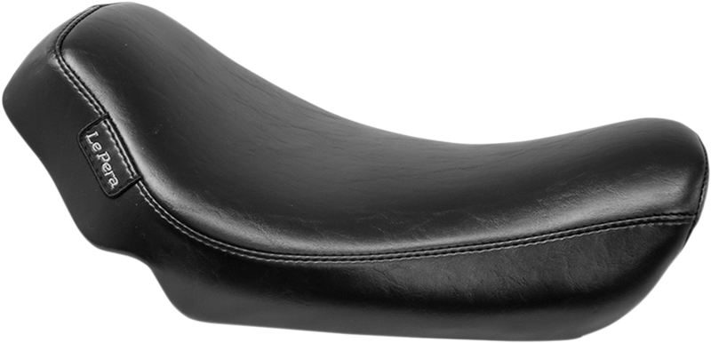 LE PERA Streaker Solo Seat - Smooth - Black - Dyna '06-'17
