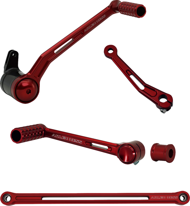 ARLEN NESS SpeedLiner Foot Control Kit w/ Heel/Toe Shifter - Red - 2000-2022 Road Glide Models