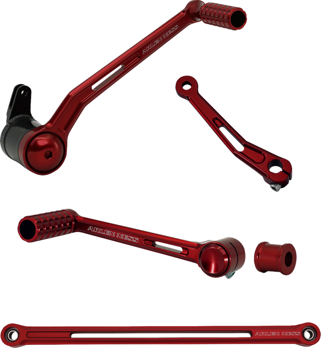 ARLEN NESS SpeedLiner Foot Control Kit w/ Heel/Toe Shifter - Red - 2000-2022 Road Glide Models