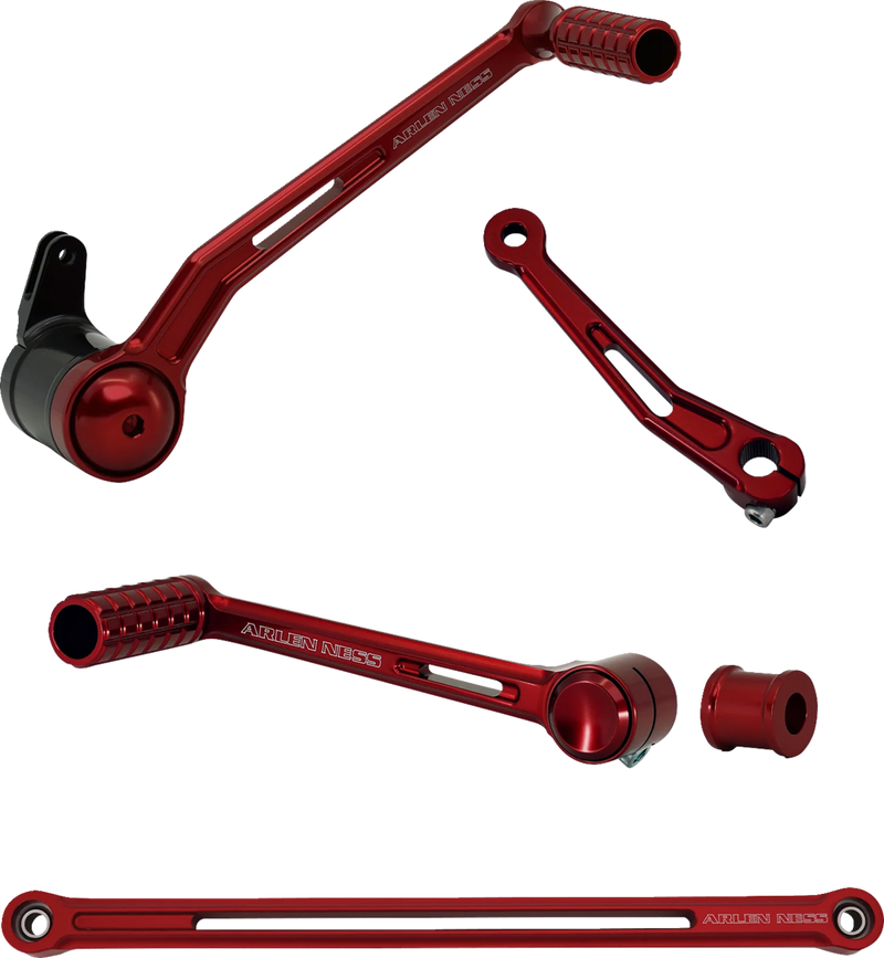 ARLEN NESS SpeedLiner Foot Control Kit - Solo - Red - 2000-2022 Road Glide Models