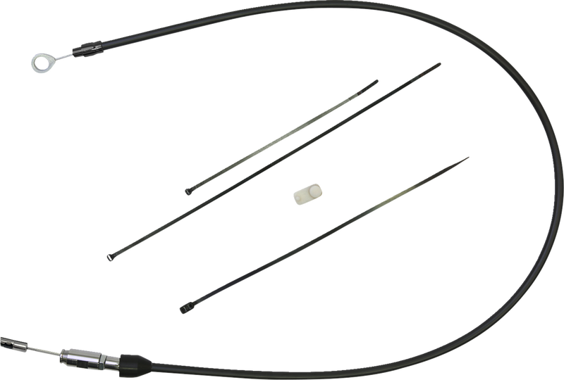 DRAG SPECIALTIES Quick Connect Clutch Cable - Upper - 33" - Black/Black