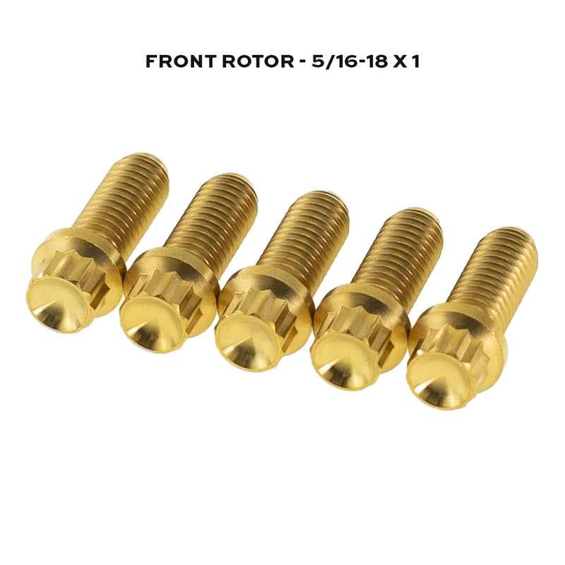 Kraus Moto Titanium Brake Rotor Hardware Kit