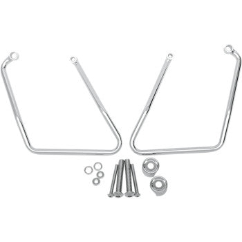 DRAG SPECIALTIES Saddlebag Support - Chrome - XL '04-'22