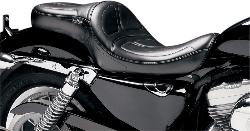 LE PERA Maverick Seat - without Backrest - Stitched - Black - Sportster '04-'22