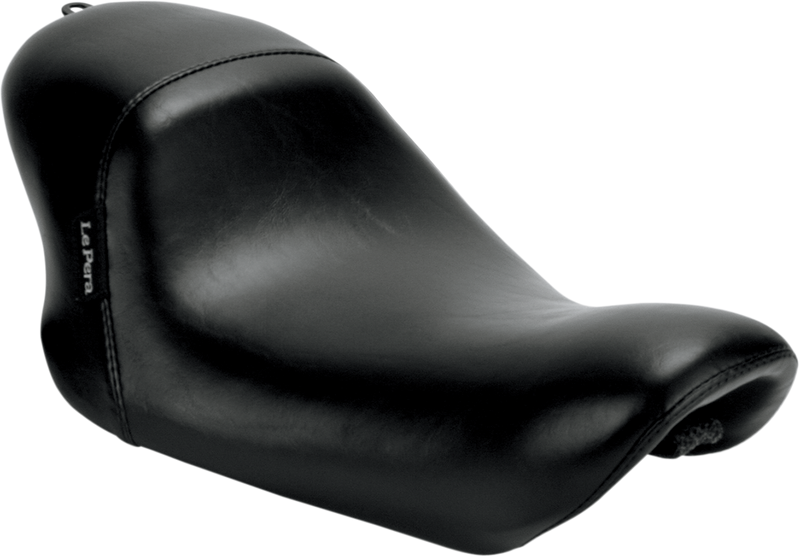 LE PERA Bare Bones Solo Seat - Smooth - Black - Sportster '07-'09
