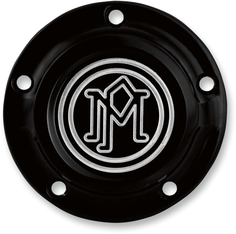 PERFORMANCE MACHINE (PM) Ignition Cover - Scalloped - 5 Hole - Contrast Cut* - Twin Cam - '99-'17
